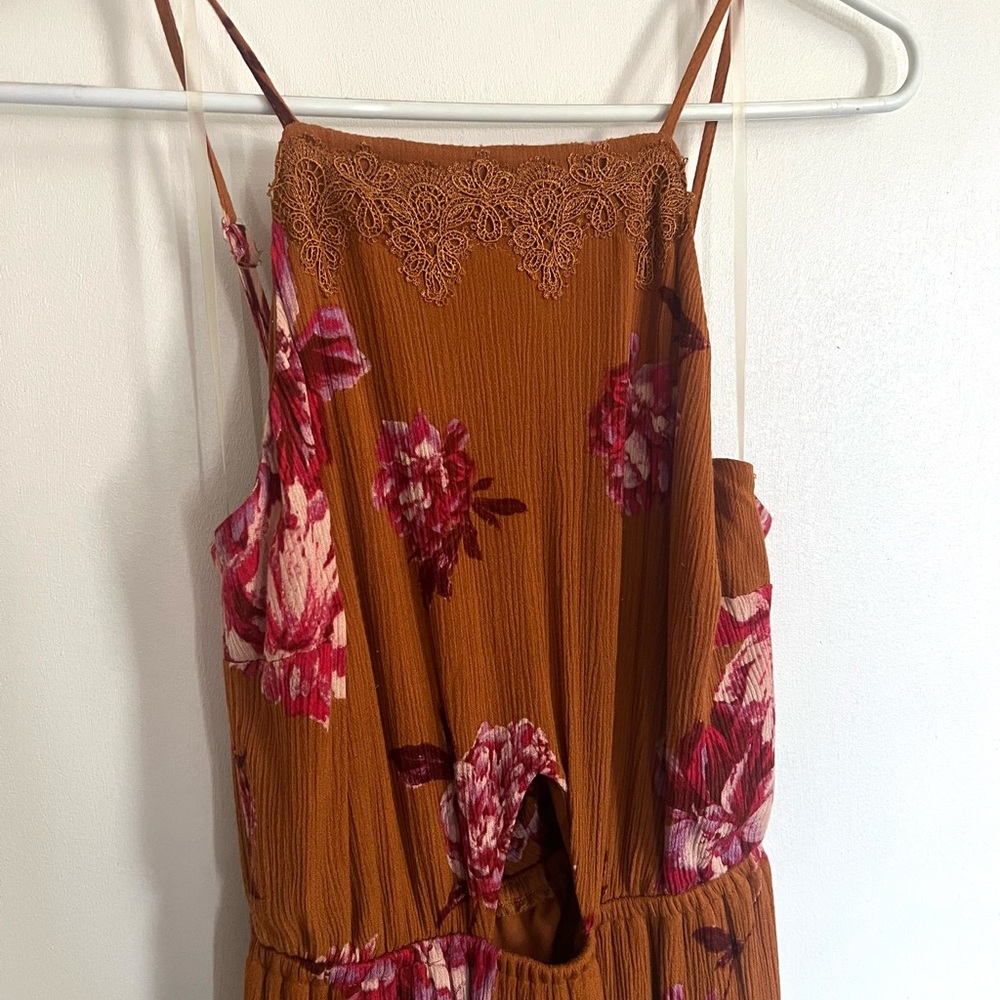 Buckle maxi dress